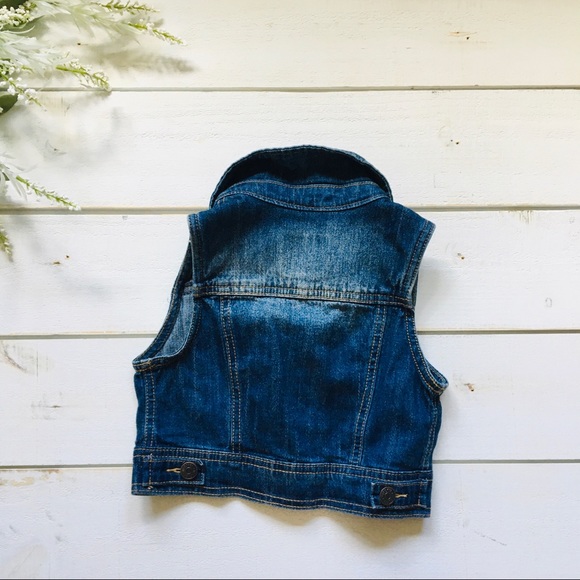 Cherokee Jackets & Coats Girls 45 No Sleeve Jean Jacket Poshmark